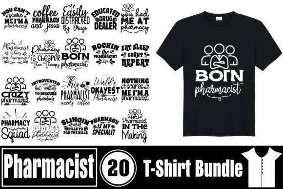 Pharmacist Bundle: Graphics & T-Shirt Designs